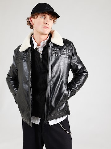 GUESS Between-Season Jacket in Black: front