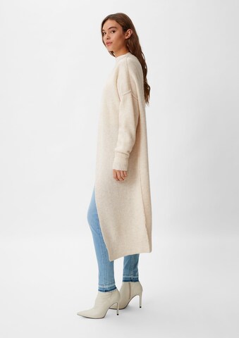comma casual identity Strickjacke in Beige: Vorderseite