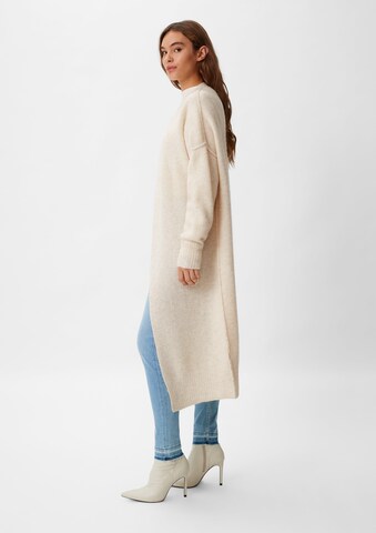 Cardigan comma casual identity en beige : devant