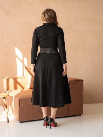 WOMAN VISION Strickkleid in Schwarz