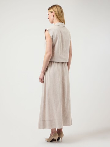 YAS Nederdel i beige: forside