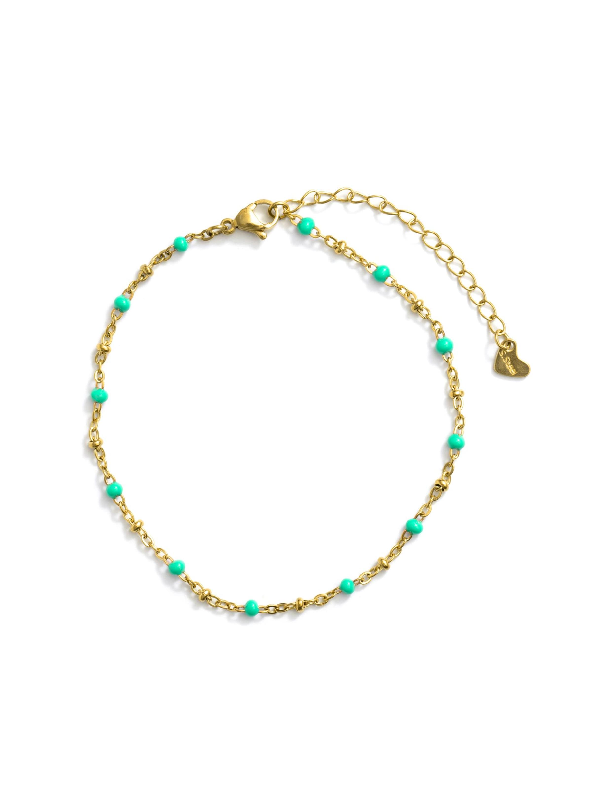 Luxenter Armband 'Basor'‌‌ in Grün: Vorderseite