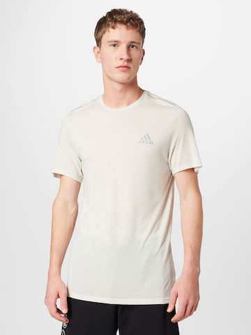 T-shirt fonctionnel 'X-City' ADIDAS SPORTSWEAR en beige : devant