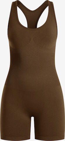 Smilodox Sportanzug 'Doralia' in Braun: Vorderseite