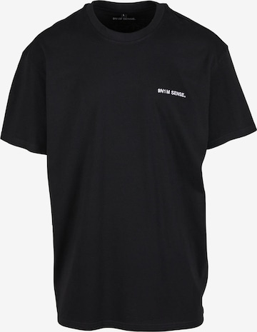 T-Shirt 'Essentials' 9N1M SENSE en noir : devant