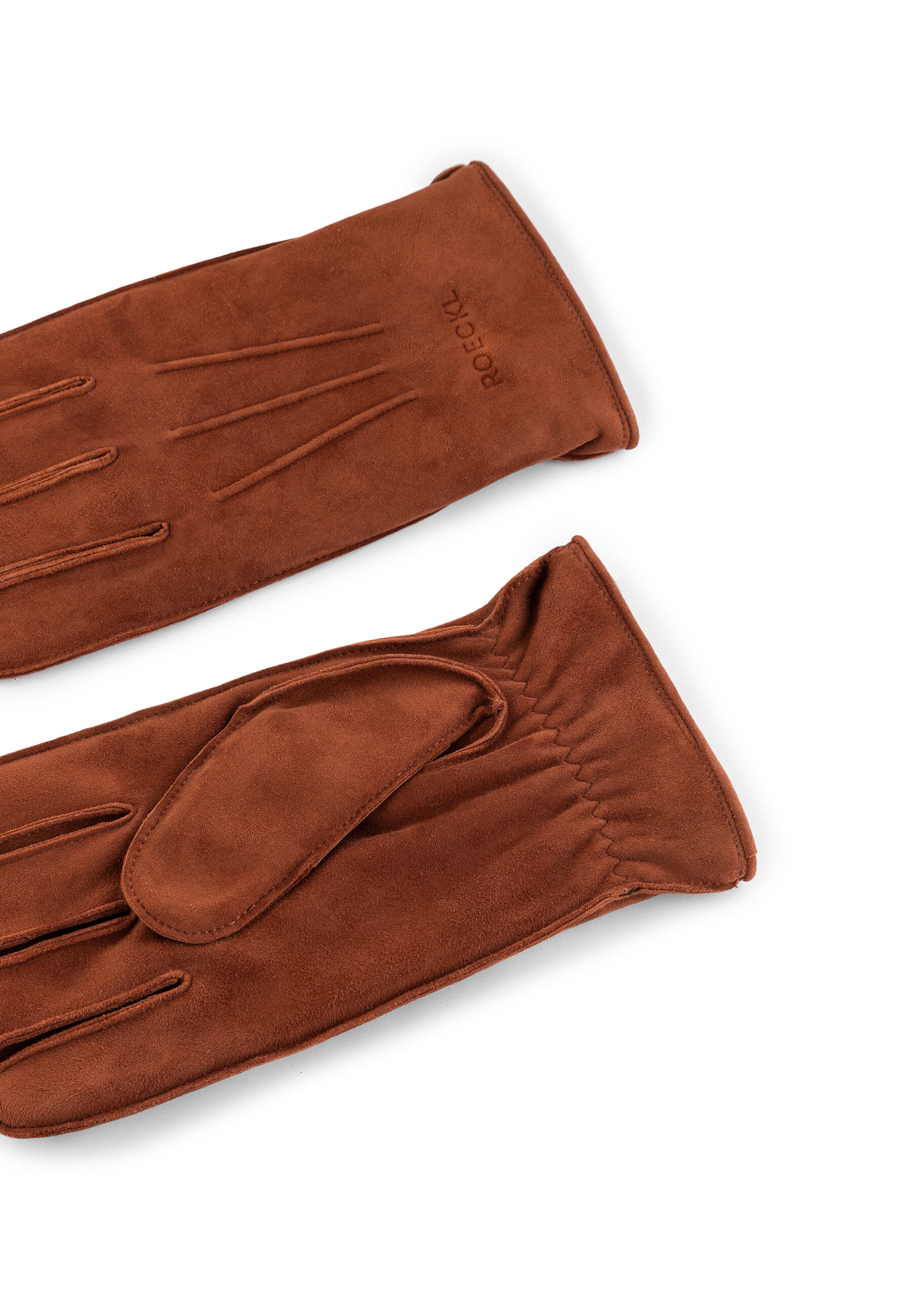 Roeckl Vingerhandschoenen ' HUDSON ' in Bruin
