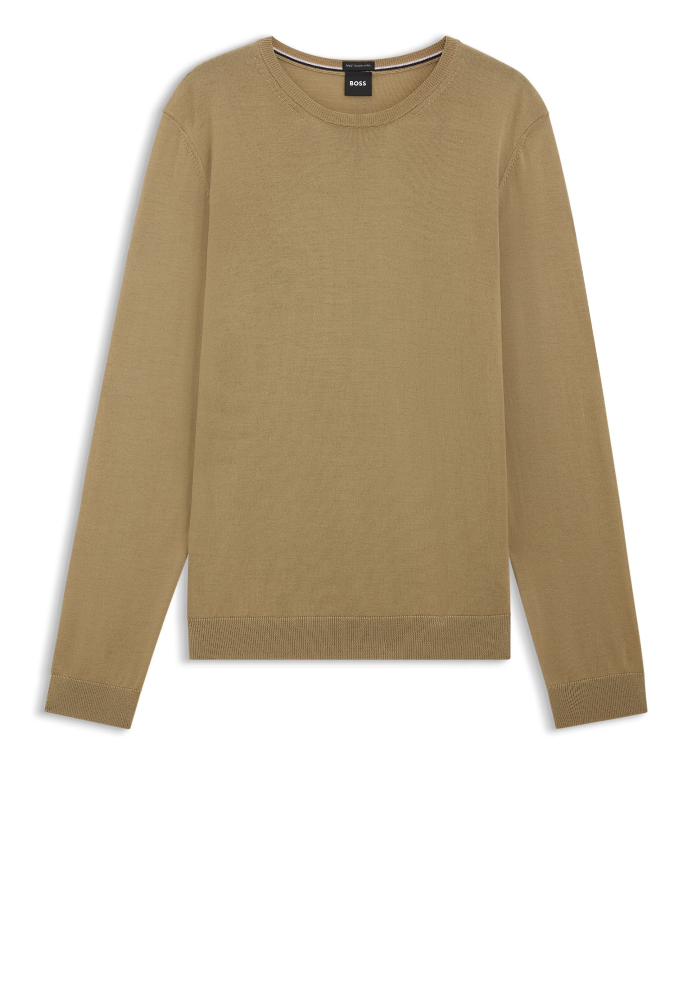 BOSS Sweater 'Leno-P' in Brown: front