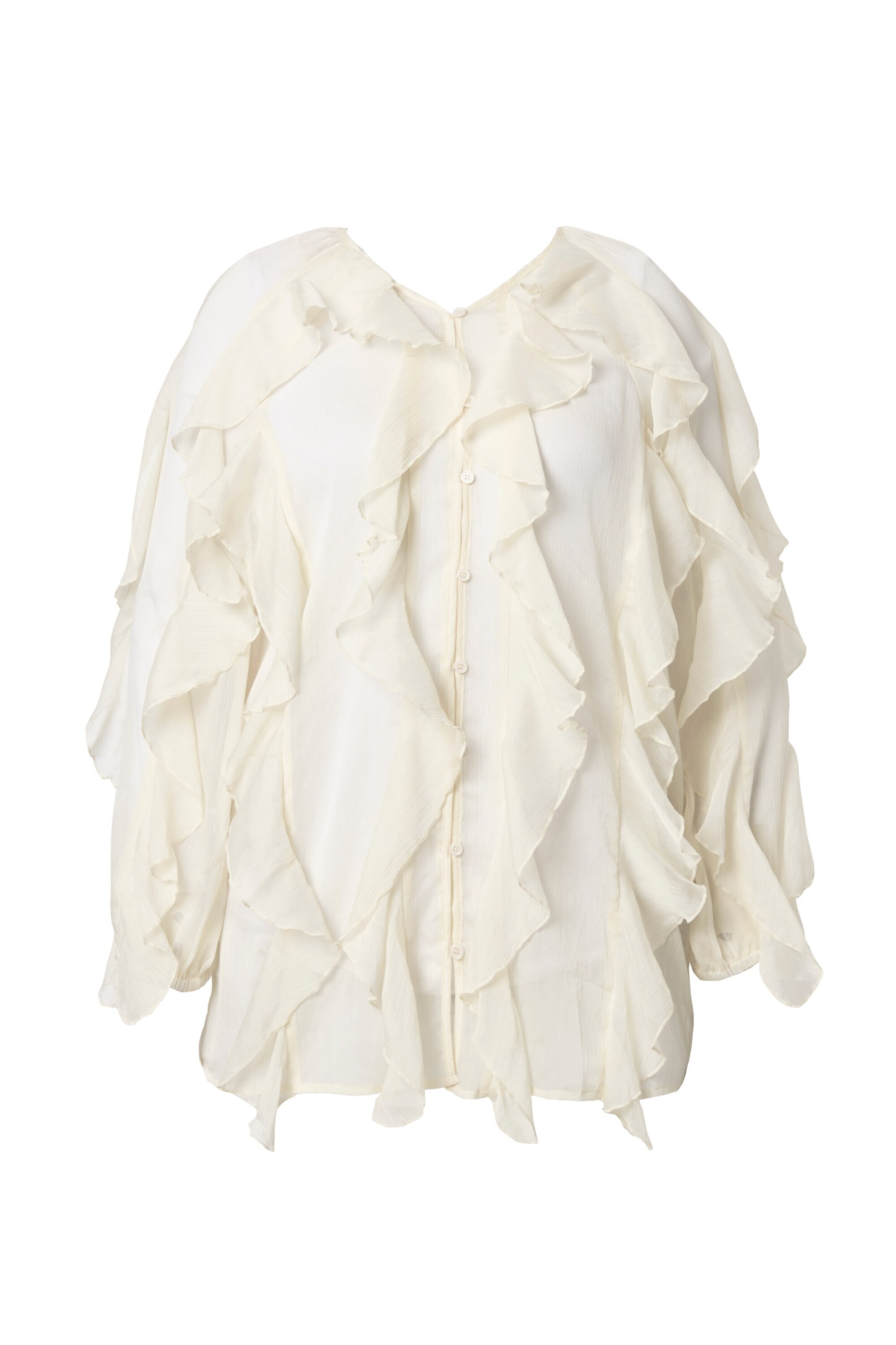 Ulla Popken Blouse in Yellow: front