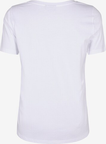 Zizzi Koszulka 'VELIN' w kolorze biały