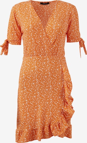 LELA Summer Dress in Orange: front