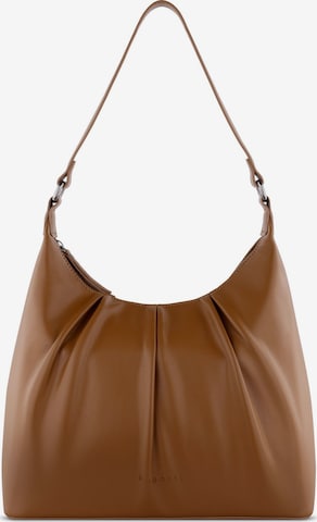 Borsa a spalla 'Mila' di bugatti in marrone: frontale