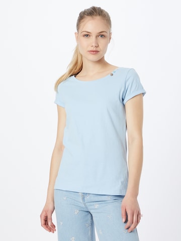 Ragwear - Camisa 'FLORAH' em azul: frente