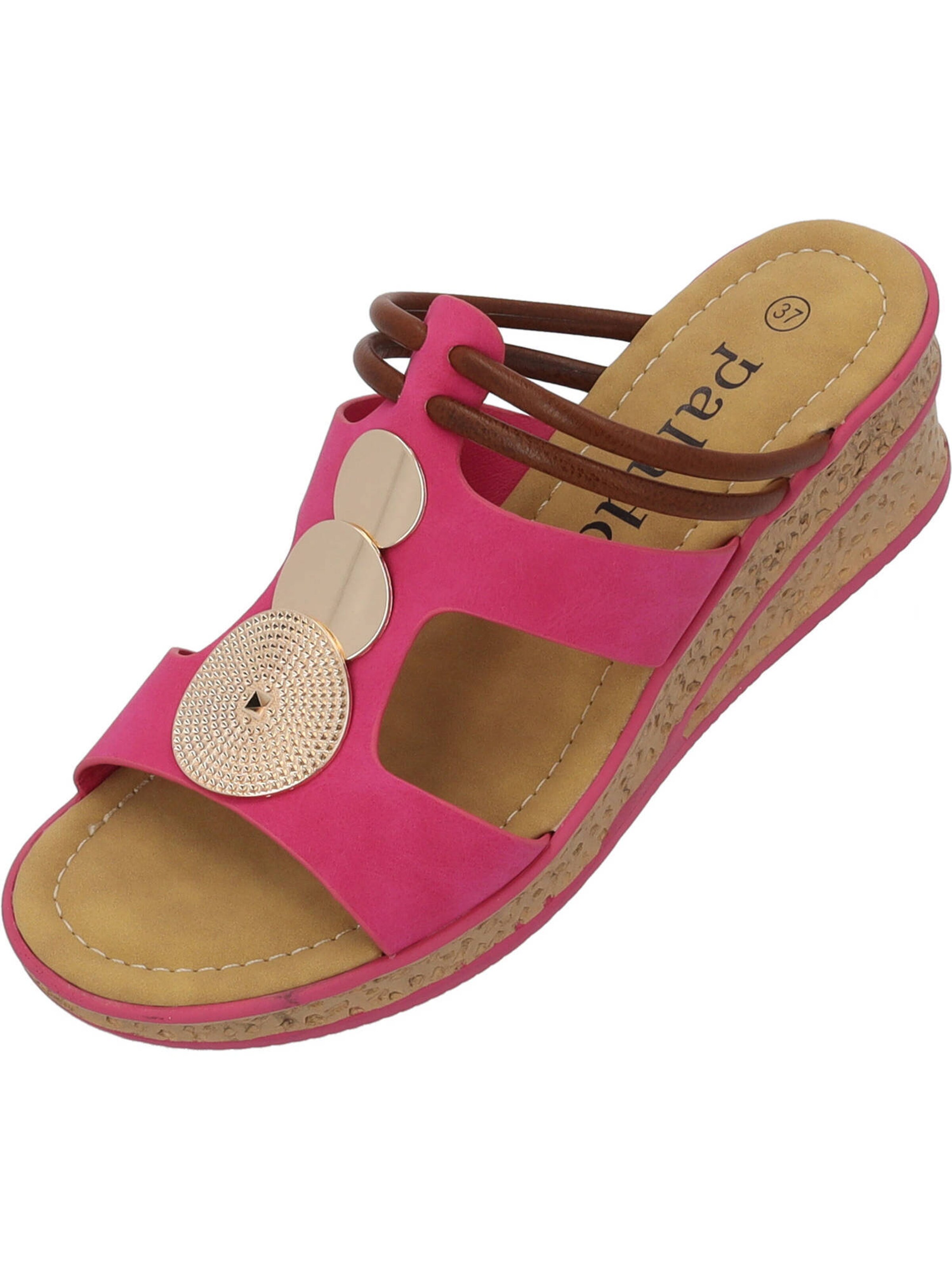 Palado Mule 'Siolma' in Pink: front