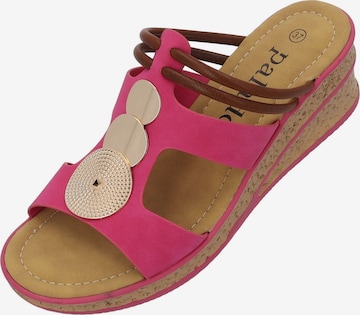 Palado Mules 'Siolma' in Pink: front