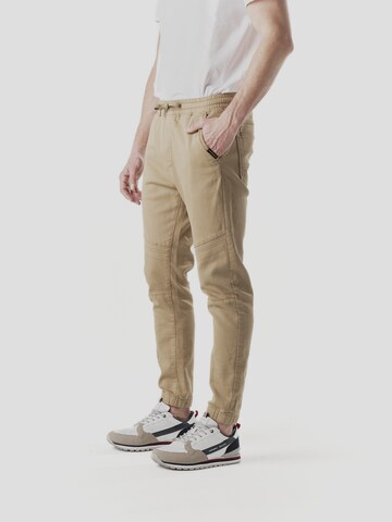 KOROSHI Zúžený strih Nohavice - Béžová