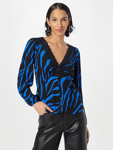 Dorothy Perkins Bluse i blå: forside