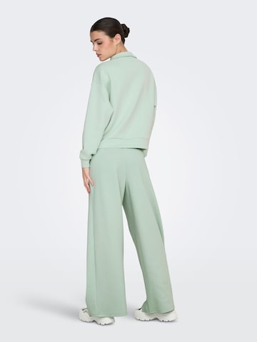 ONLY PLAY Wide Leg Sportsbukser 'ONPLounhe' i grøn
