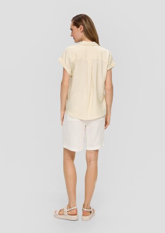 s.Oliver Bluse in Beige: Rückseite