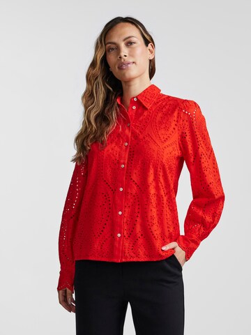 Y.A.S Blouse 'HOLI' in Rood: voorkant