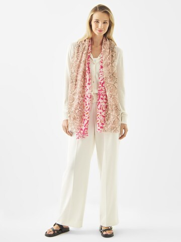 CODELLO Schal mit Leo- und Schlangenmuster in Pink