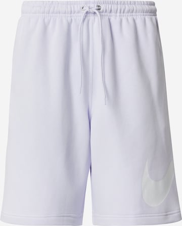 Pantalon 'CLUB' Nike Sportswear en violet : devant