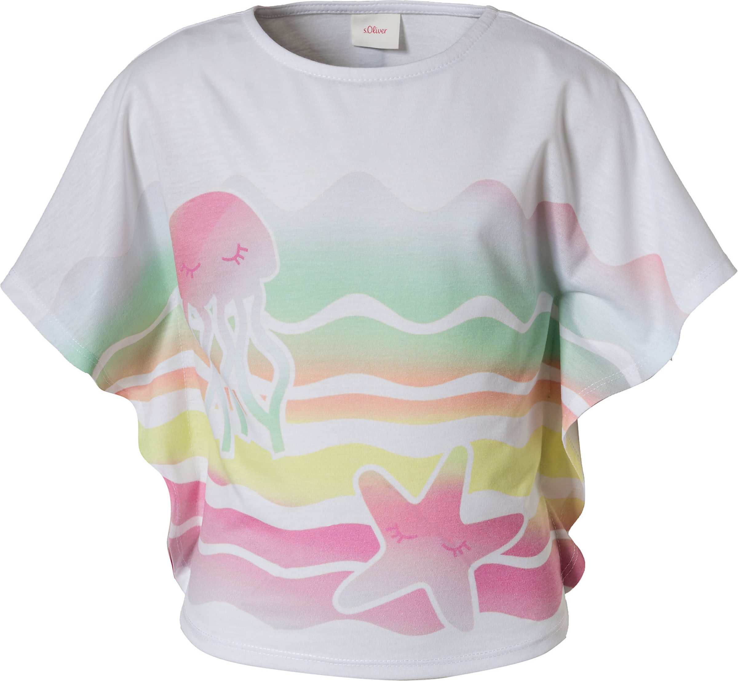 s.Oliver Shirt in Weiß: Vorderseite