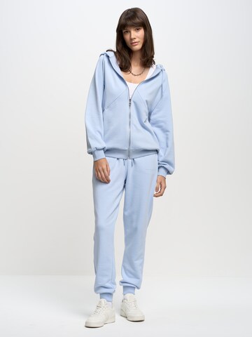 BIG STAR Zip-Up Hoodie 'Zinaida' in Blue