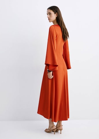 MANGO Evening Dress 'Rouse-a' in Orange