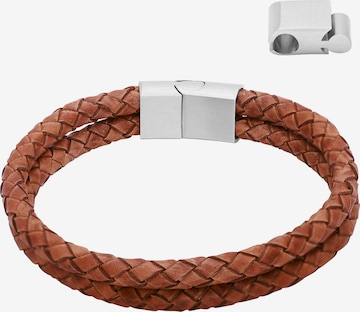 Heideman Armband 'Hanno' in Bruin: voorkant