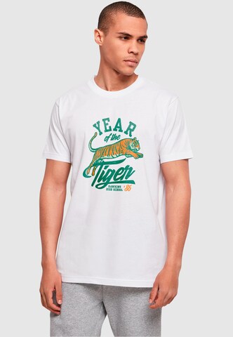 ABSOLUTE CULT Shirt 'Stranger Things' in Weiß: Vorderseite