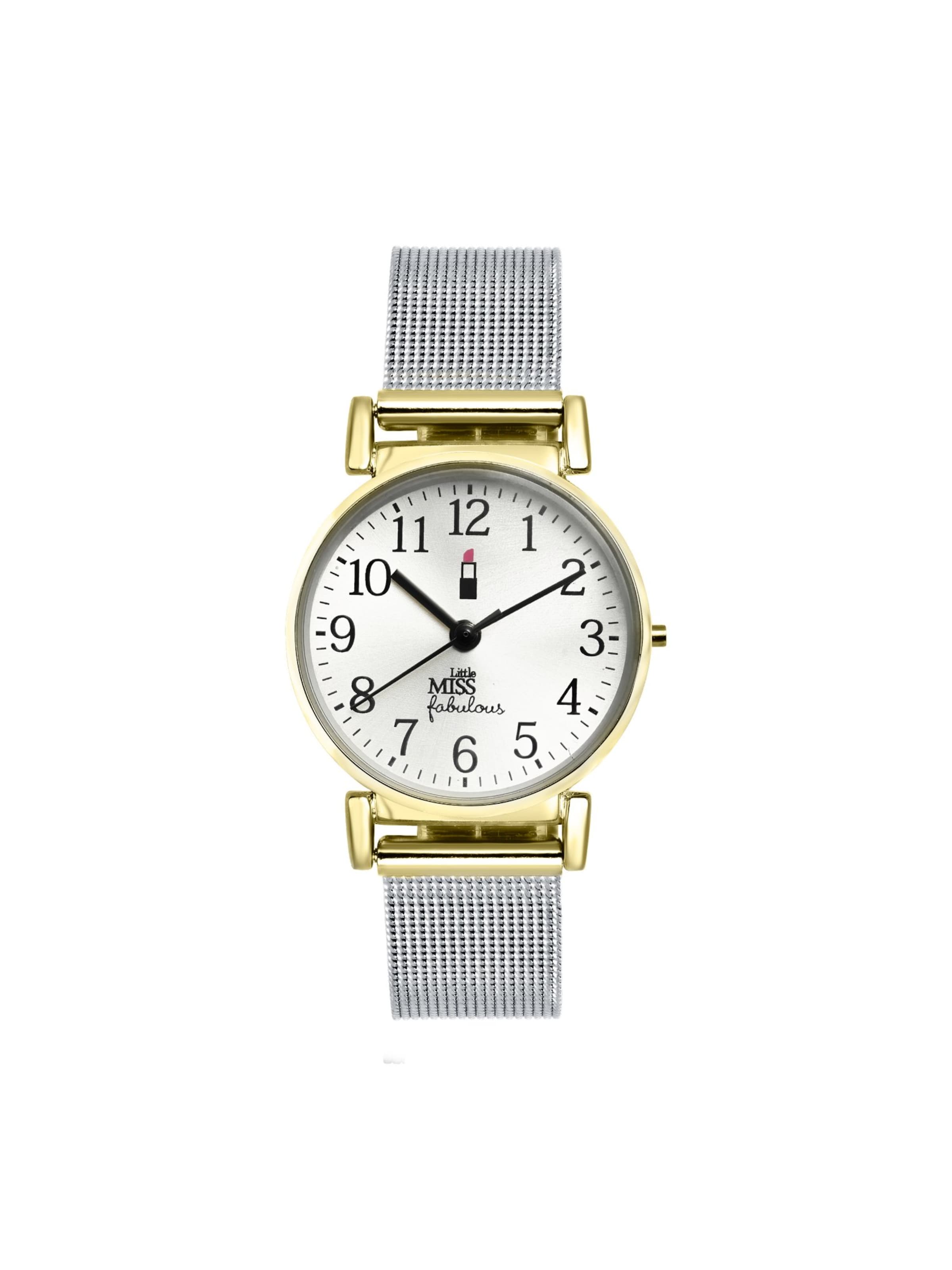 Lucardi Analog watch 'Farbenfroh' in Silver: front