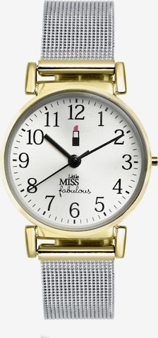 Montre à affichage analogique 'Farbenfroh' Lucardi en argent : devant