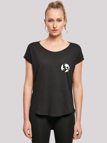 T-shirt 'Looney Tunes Bugs Bunny Silhouette' F4NT4STIC en noir : devant