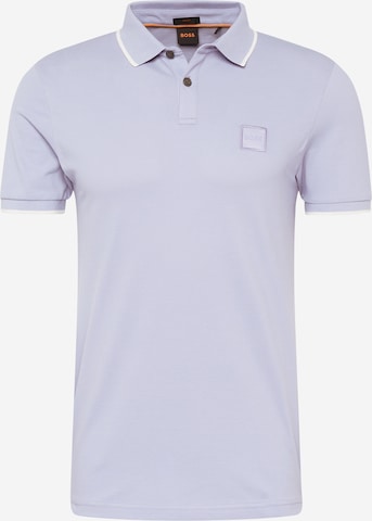 BOSS Orange Shirt 'Passertip' in Purple: front