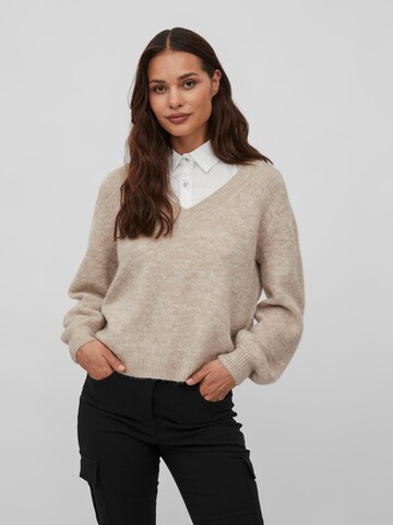 Pull-over 'Jamina' VILA en beige : devant