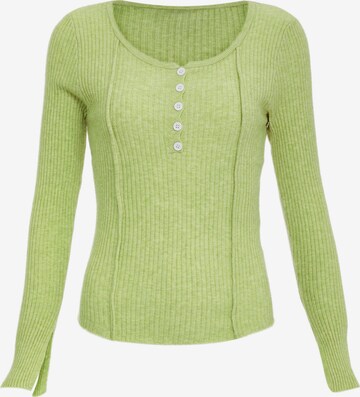 IPARO Sweater in Green: front