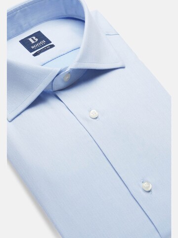 Boggi Milano Regular fit Business Shirt 'Dobby' in Blue