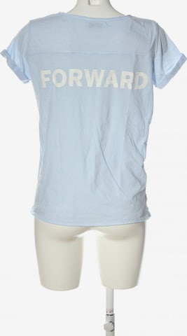 Reserved Print-Shirt S in Blau