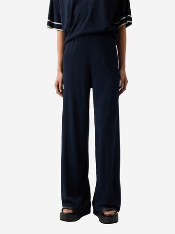 BOGNER Wide leg Trousers 'Paula' in Blue: front