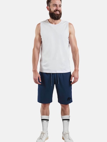FORSBERG Regular Pants 'Jogger Shorts' in Blue: front