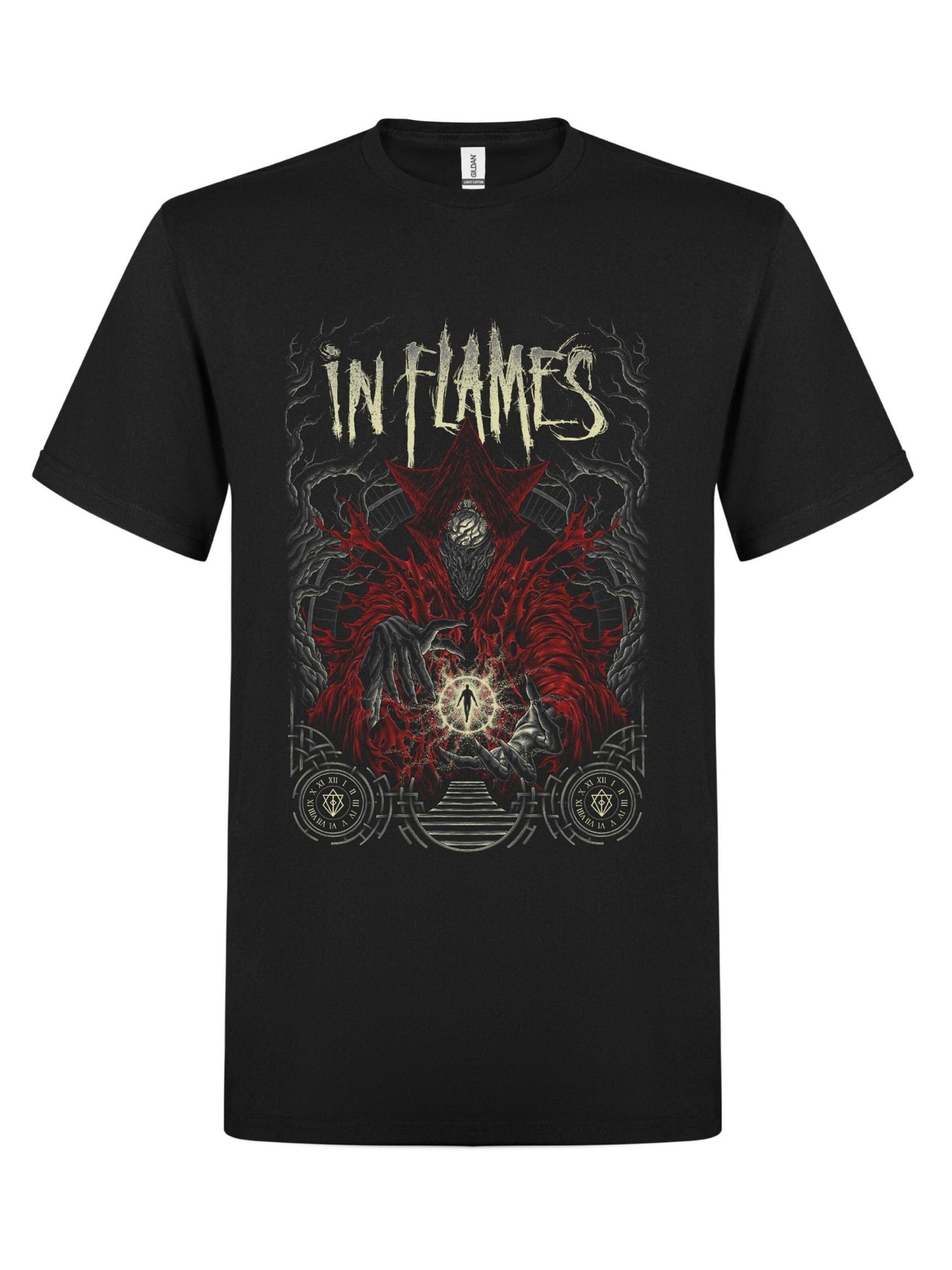 Rockshirts Shirt 'In Flames Timehold' in Black: front