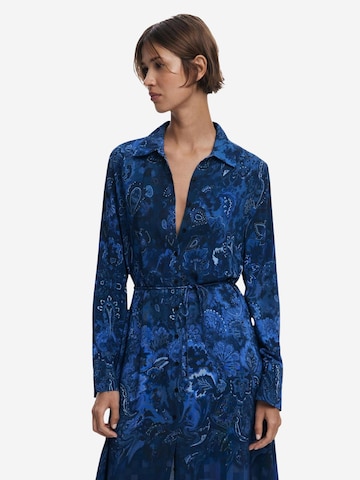 Desigual - Vestido 'VEST_CAMISEROLICUAD 25WWVW23' en azul