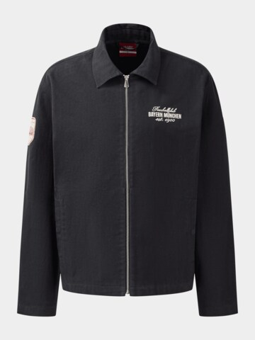 FC BAYERN MÜNCHEN Between-Season Jacket in Black: front