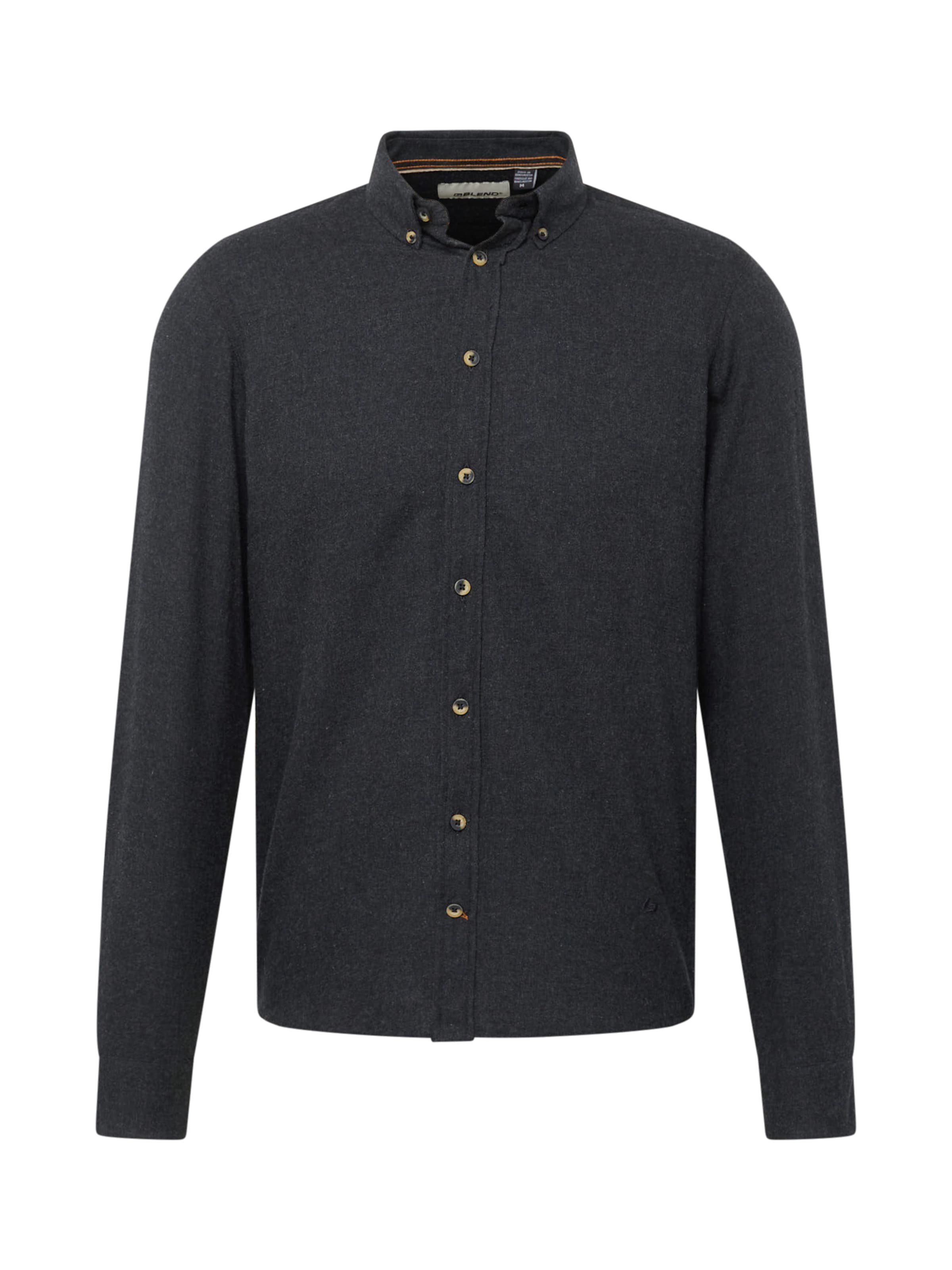 BLEND - Ajuste regular Camisa 'Burley' en negro: frente