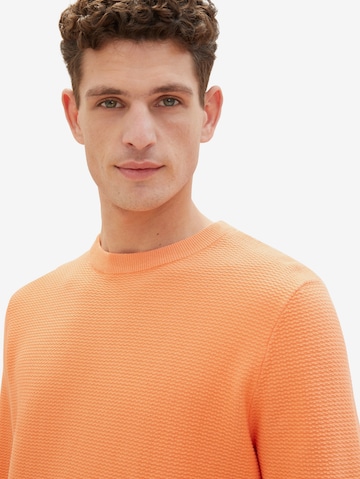 TOM TAILOR Pullover in Orange