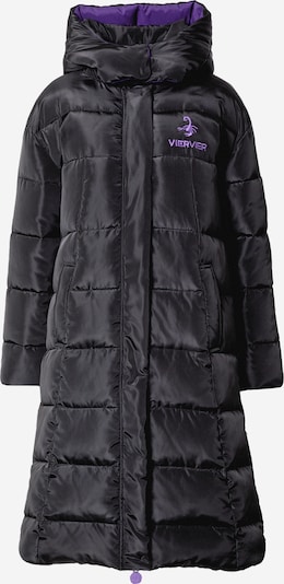 VIERVIER Wintermantel 'Josefin' in de kleur Zwart, Productweergave