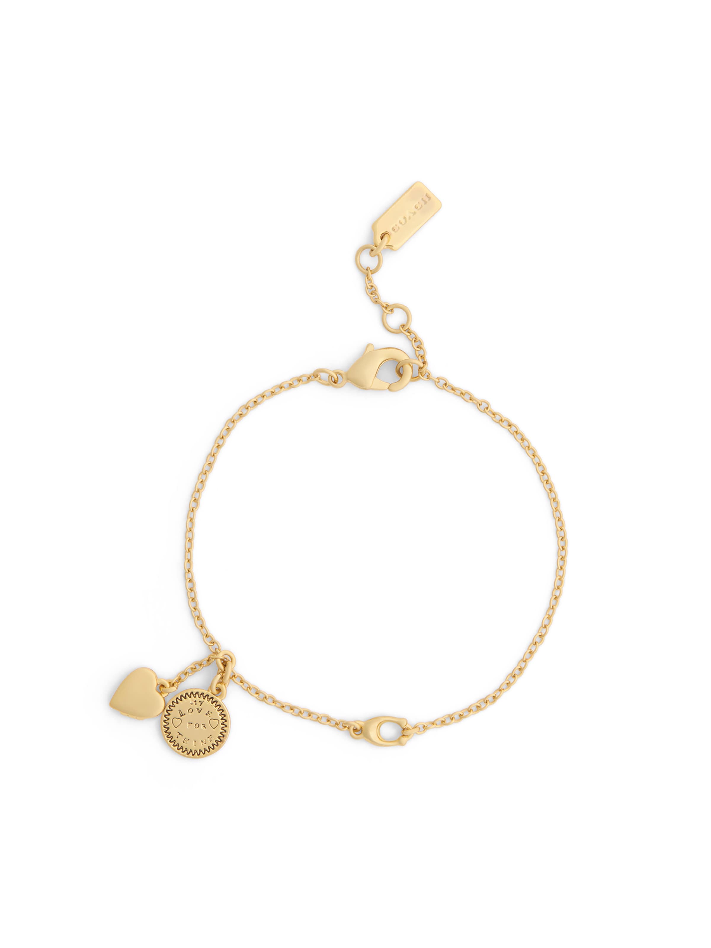 Braccialetto 'Heritage' di COACH in oro