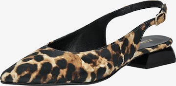 Escarpins à bride arrière PAVEMENT en beige : devant