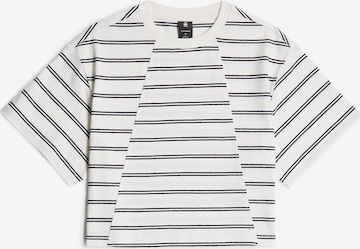 T-shirt G-STAR en blanc : devant