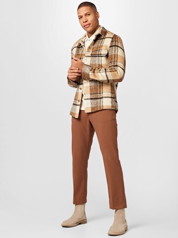 LEVI'S ® Comfort fit Koszula 'Jackson Worker' w kolorze brązowy